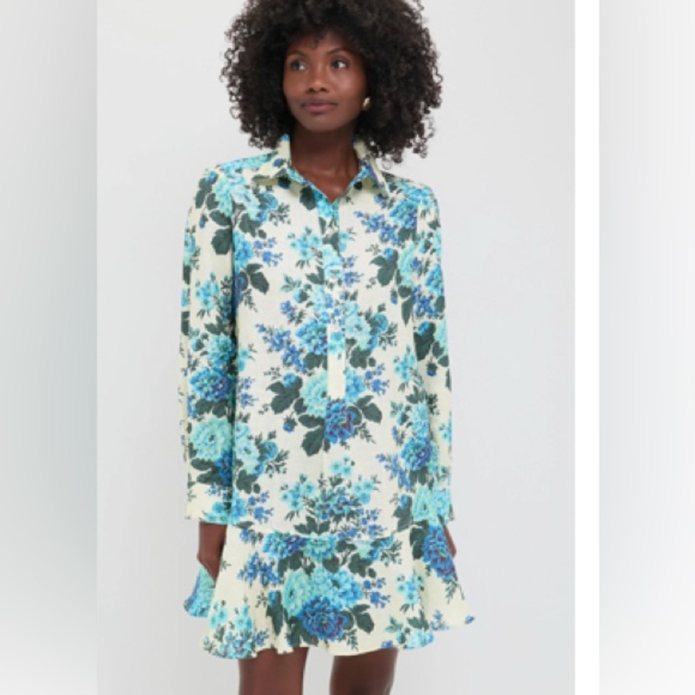 NWT Tuckernuck wild zinnia linen Callahan shirt dress